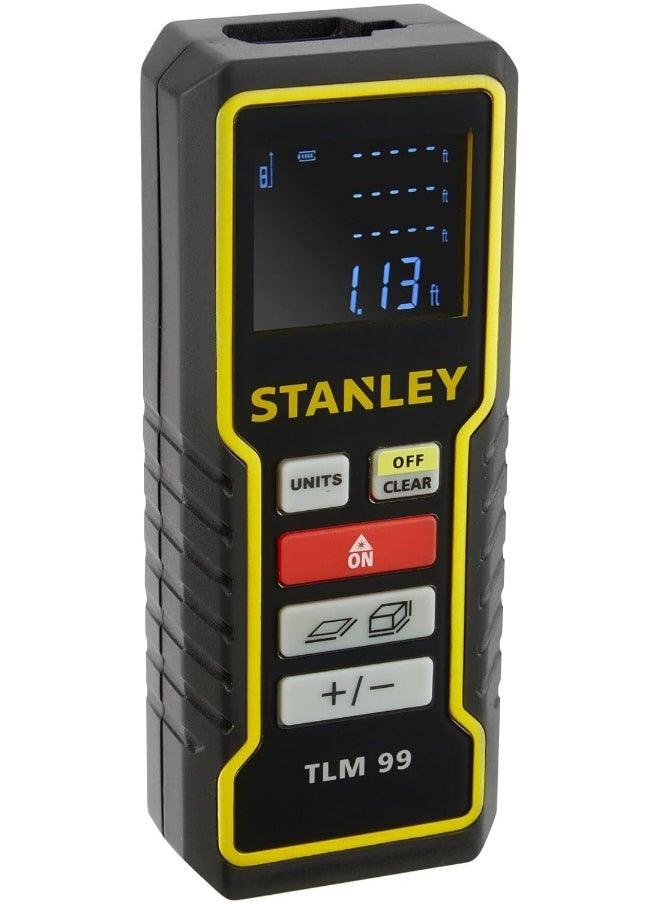 Stanley 30M True Laser Distance Measure One Touch Operation Distance Area Volume Tlm 99 Stht1-77138