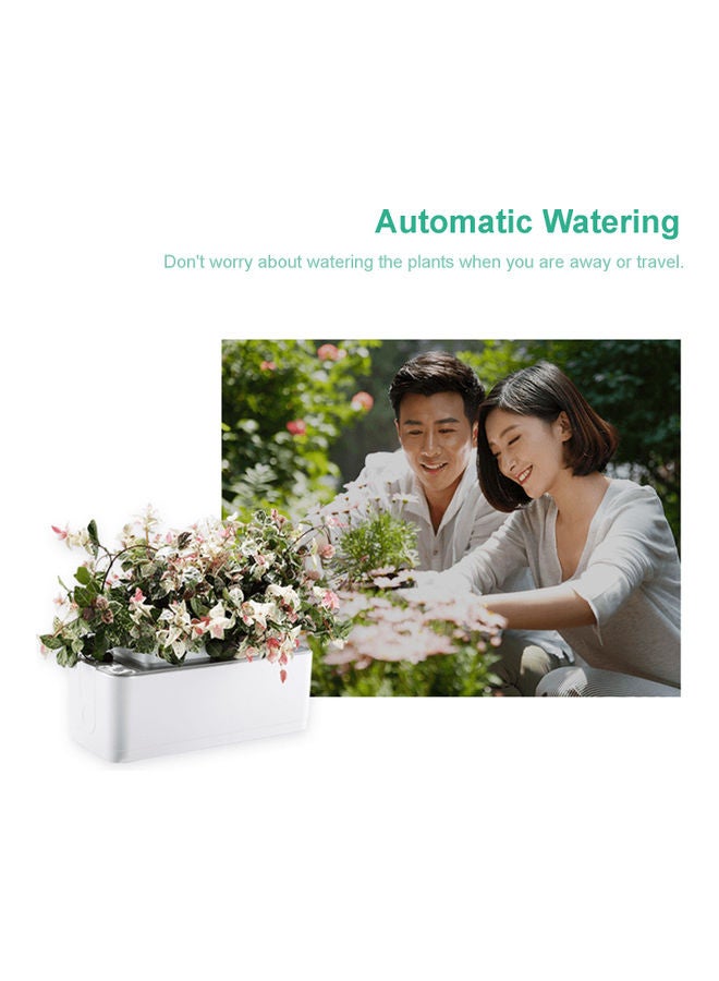 Hydroponic Growing System Planter White/Grey