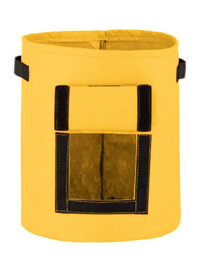 2-Piece Plant Grow Bag Set Yellow