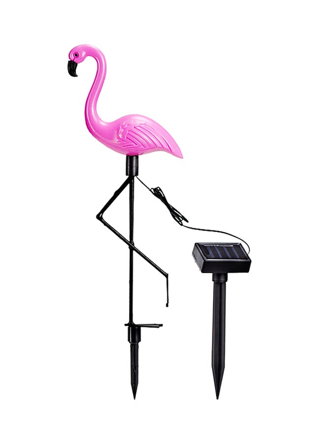 LED Flamingo Solar Power Lawn Lamp Multicolour