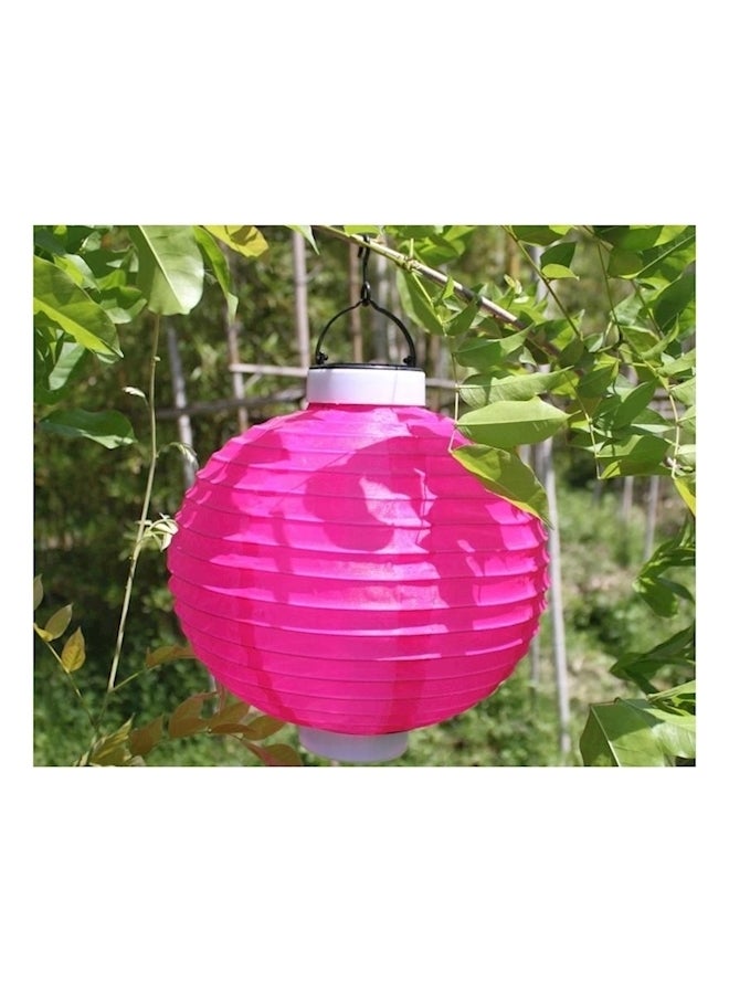 Solar Chinese Lanterns Lights Pink