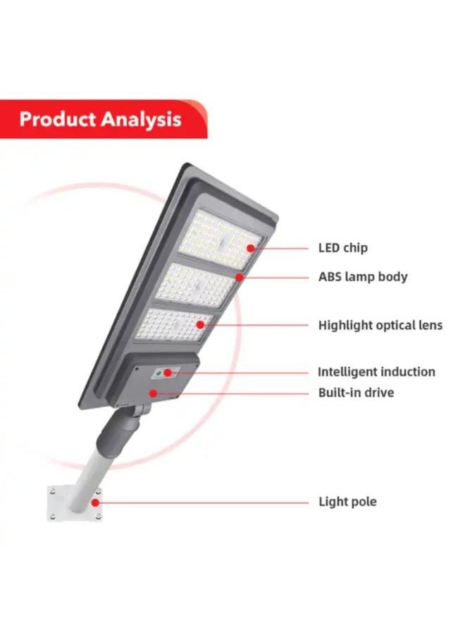 3000W Solar Street Light Dusk to Dawn with Remote Control Motion Sensor Solar Lights Outdoor Waterproof, Perfect for Patio, Shed, Garden, Backyard