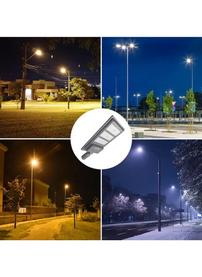 3000W Solar Street Light Dusk to Dawn with Remote Control Motion Sensor Solar Lights Outdoor Waterproof, Perfect for Patio, Shed, Garden, Backyard