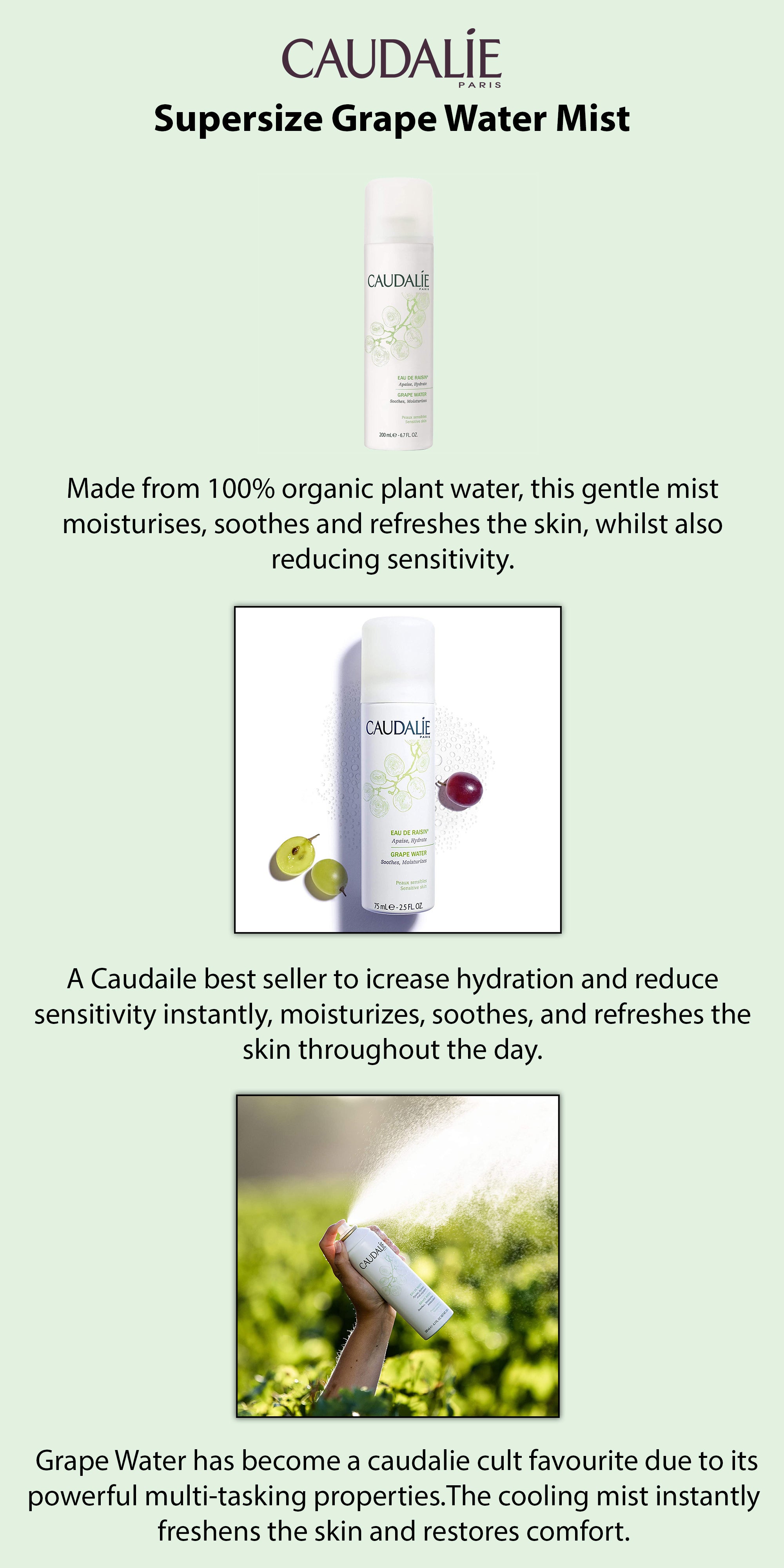 Supersize Grape Water Mist 200ml