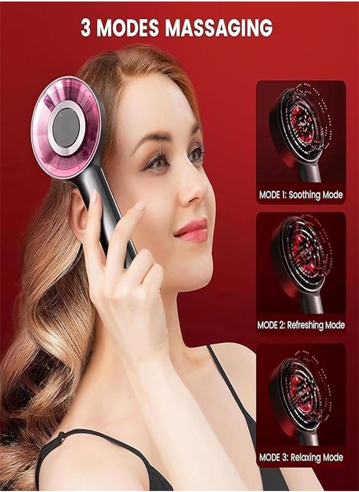 Multifunctional three-in-one new hair oil applicator, scalp oil applicator, ipx7 waterproof, relieve fatigue and stress