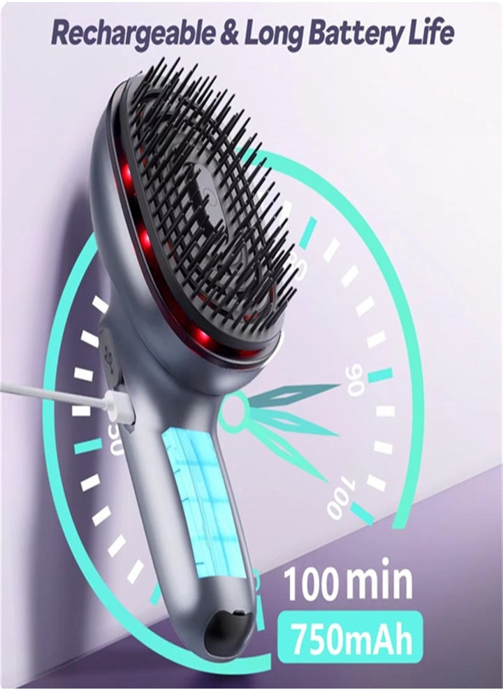 Upgraded version, electric portable scalp massage comb, unique essential oil atomization function, massage the scalp while nourishing the hair, deep massage, relieve head pressure, relax muscles