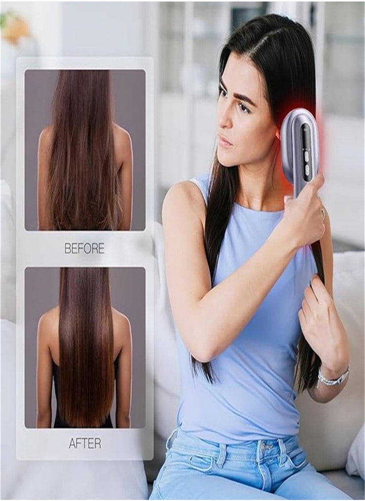 Upgraded version, electric portable scalp massage comb, unique essential oil atomization function, massage the scalp while nourishing the hair, deep massage, relieve head pressure, relax muscles