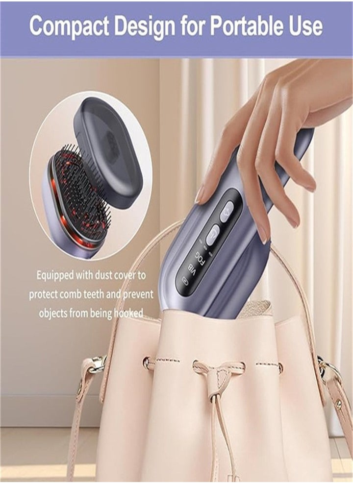 Upgraded version, electric portable scalp massage comb, unique essential oil atomization function, massage the scalp while nourishing the hair, deep massage, relieve head pressure, relax muscles