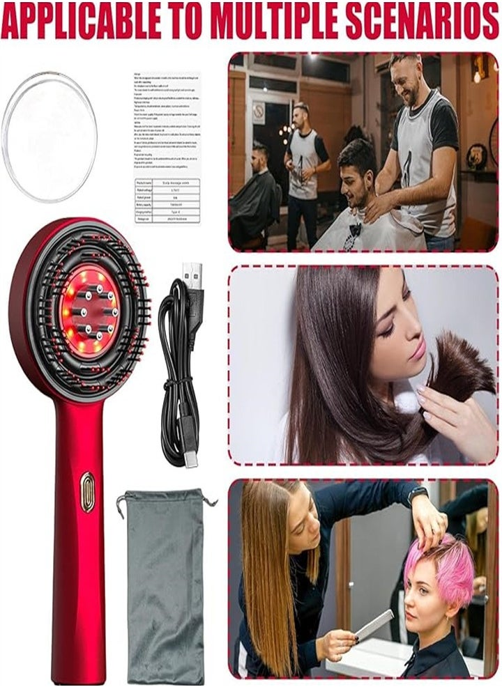 Multifunctional three-in-one new hair oil applicator, scalp oil applicator, ipx7 waterproof, relieve fatigue and stress