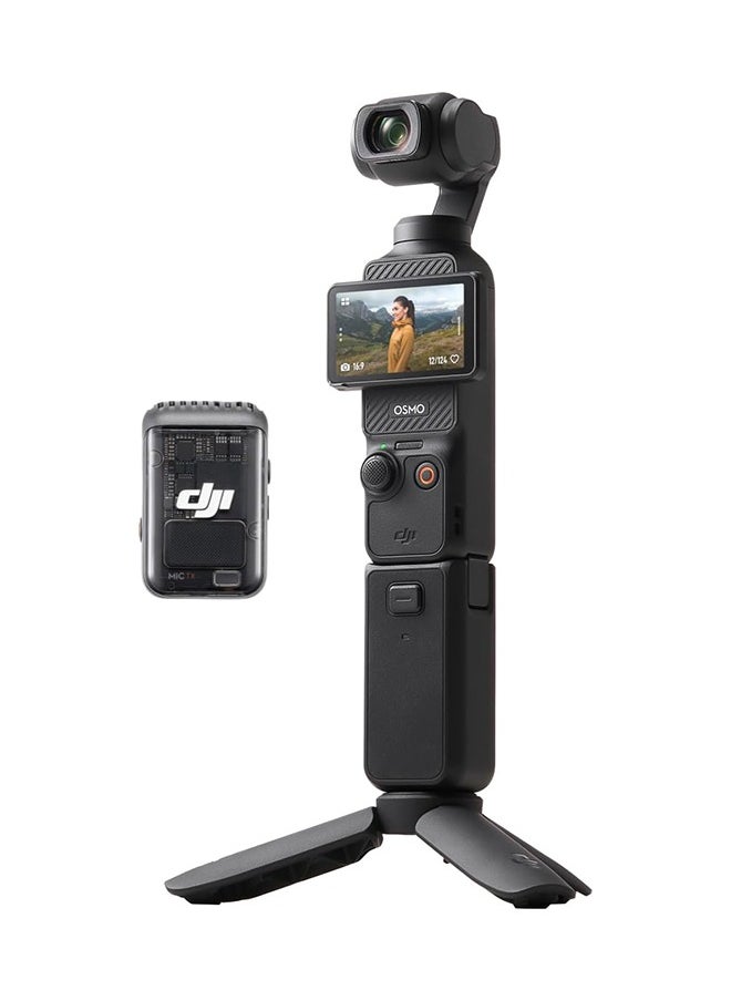 dji Osmo Pocket 3 Creator Combo, Vlogging Camera With 1'' CMOS & 4K/120fps Video, 3-Axis Stabilization