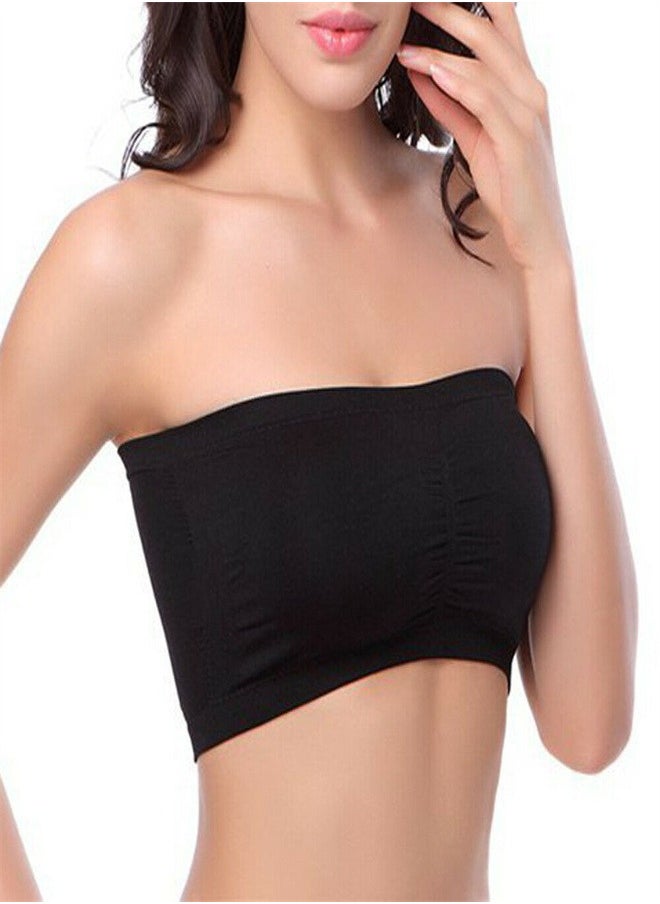 Strapless Women's One Line Thin Invisible Underwear Black