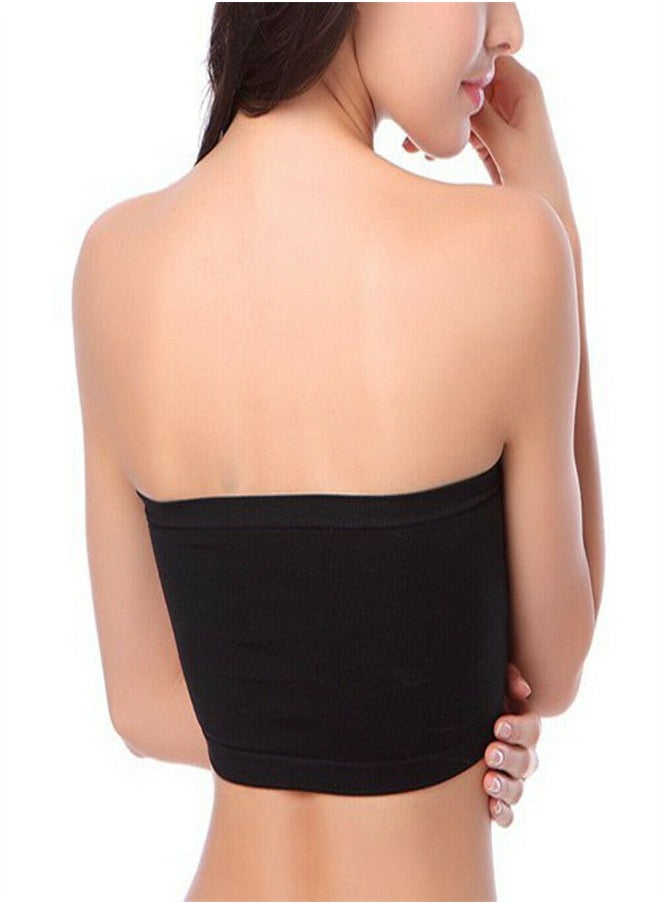 Strapless Women's One Line Thin Invisible Underwear Black