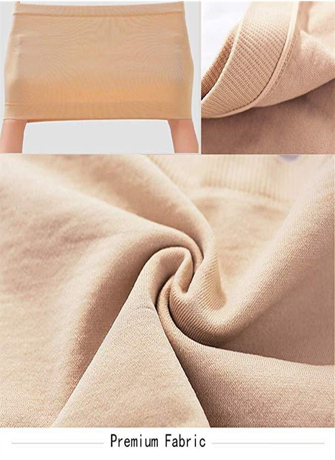 Strapless Women's One Line Thin Invisible Underwear Apricot Color