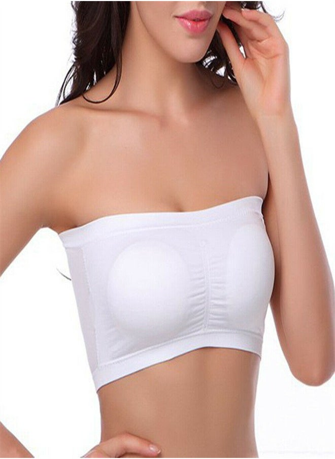 Strapless Women's One Line Thin Invisible Underwear White