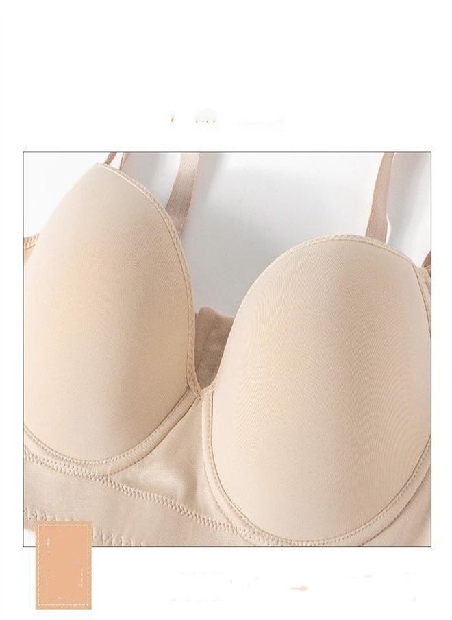 V-shaped Steel Ring Women's Underwear Skin Color