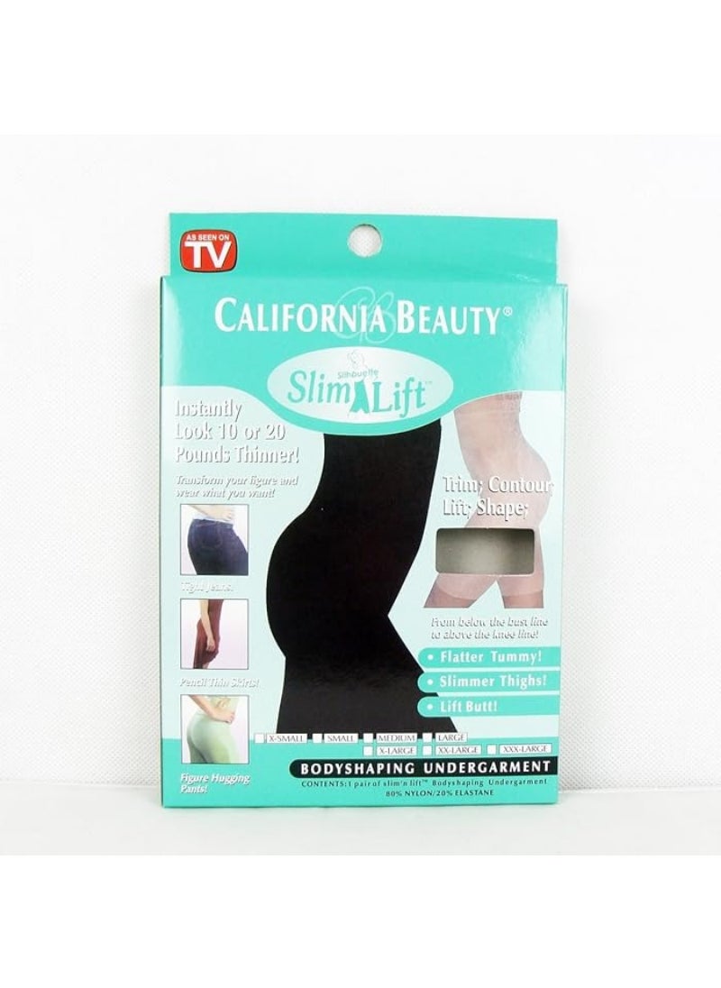 California Beauty Slim Lift Body Shaper Clothing M Size Black