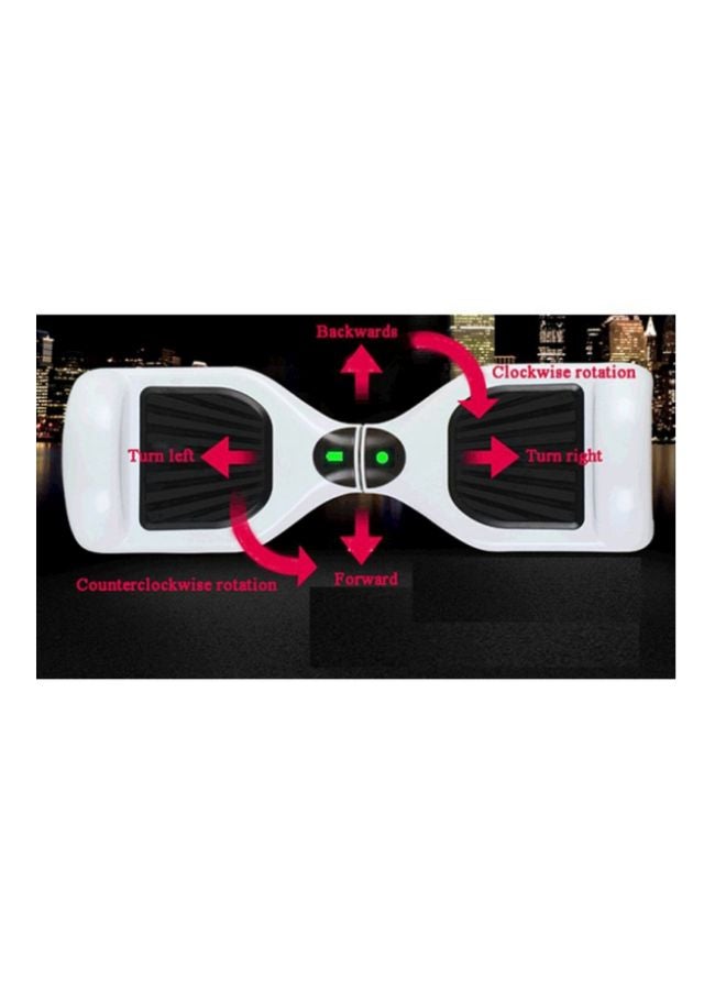 Self Balancing Electric Ride-On Hoverboard Multicolour 65 x 25cm