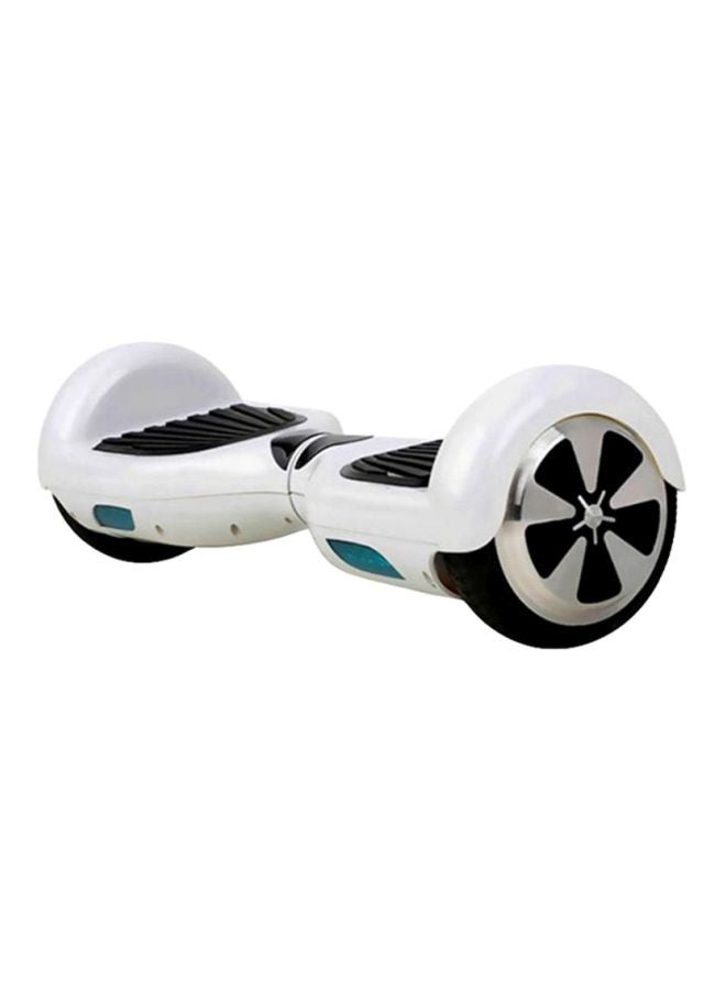 Self Balancing Smart Electric Scooter Skateboard White 65x25cm