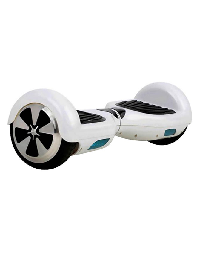 Self Balancing Smart Electric Scooter Skateboard White 65x25cm