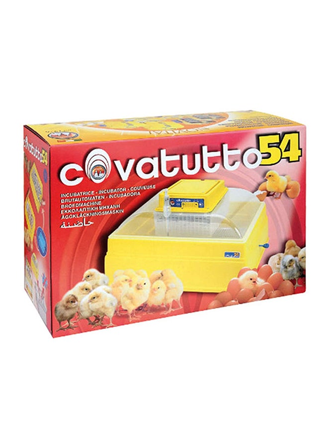 Analog Egg Incubator For Hatching Eggs Yellow/Blue