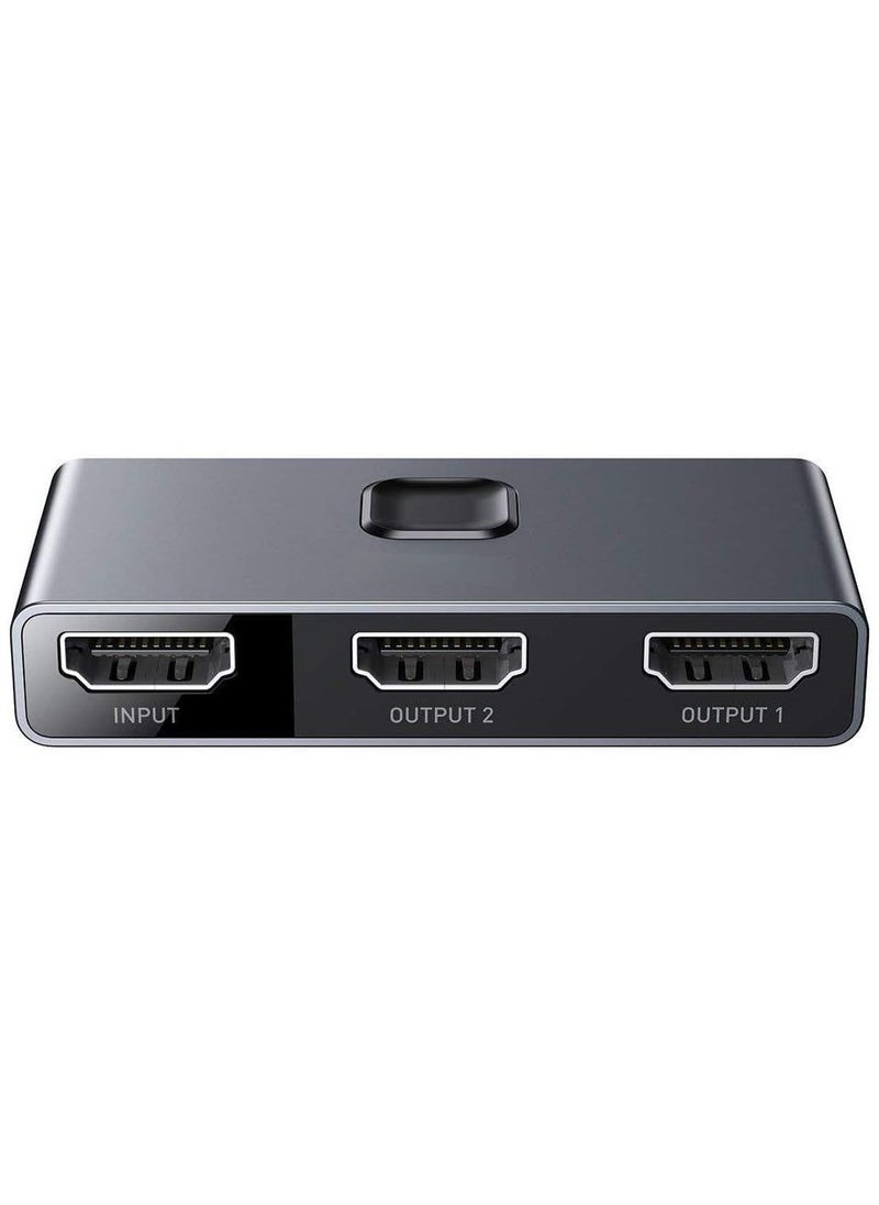 HD Switch 4K@60Hz HDMI-compatible Splitter for PS5 PS4 Playstation TV Box Two-way 1x2/2x1 Cable Adapter Built-in