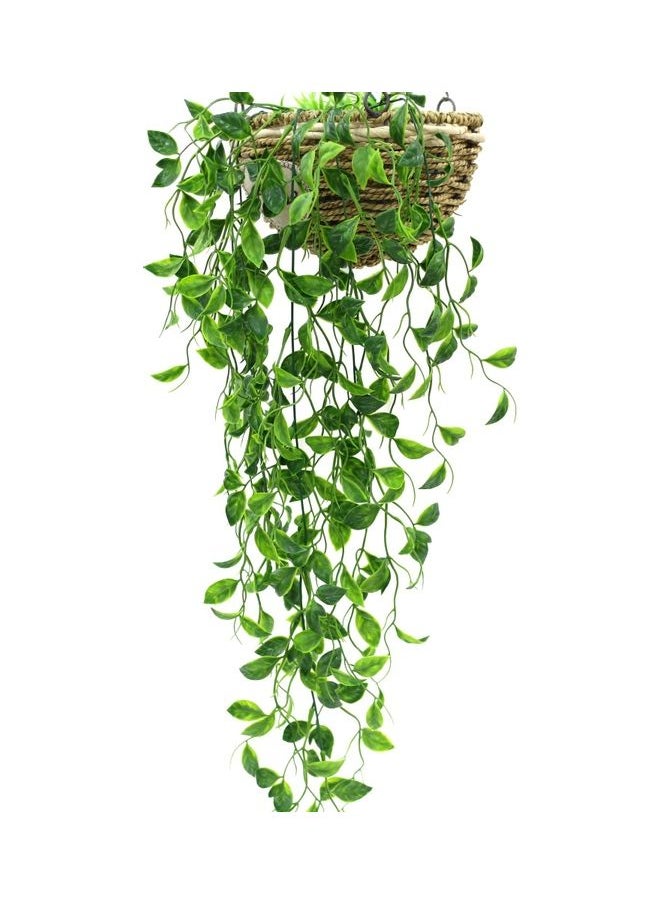 Artificial Hanging Leaves Green