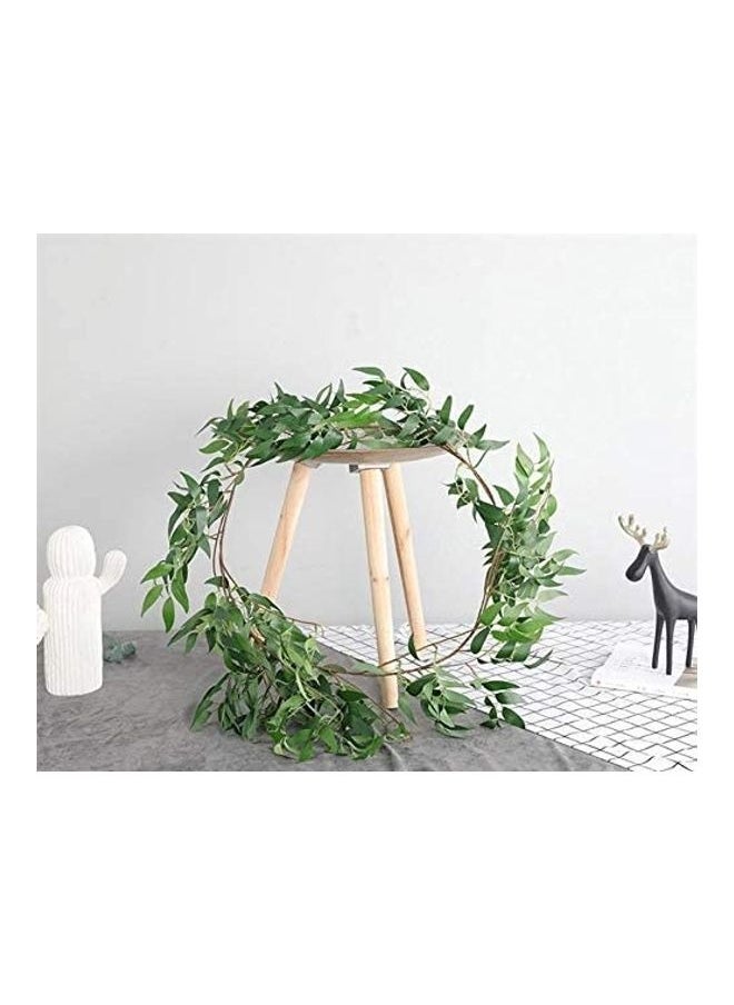 1 Piece Artificial Fake Hanging Vine Plant Leaves Home Garden Wall Decoration Green