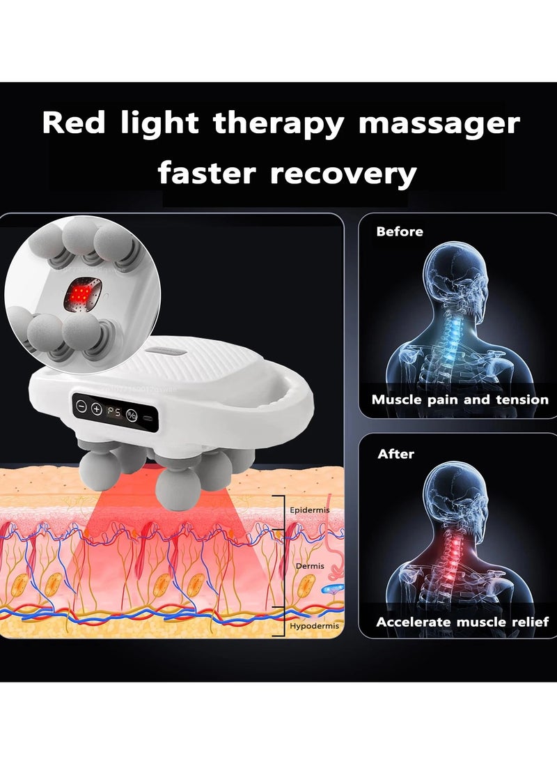 Arabic Professional 6 Headed Massage Gun Random colour