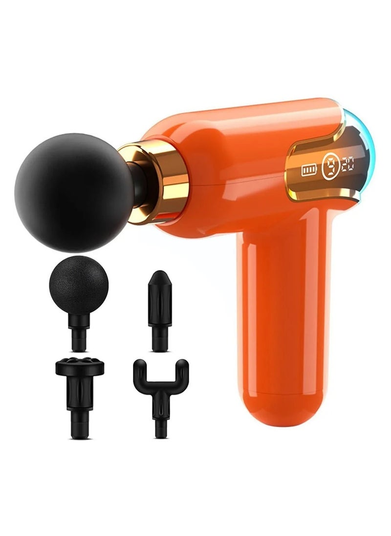 LCD Display Massage Gun: Portable Electronic Massager