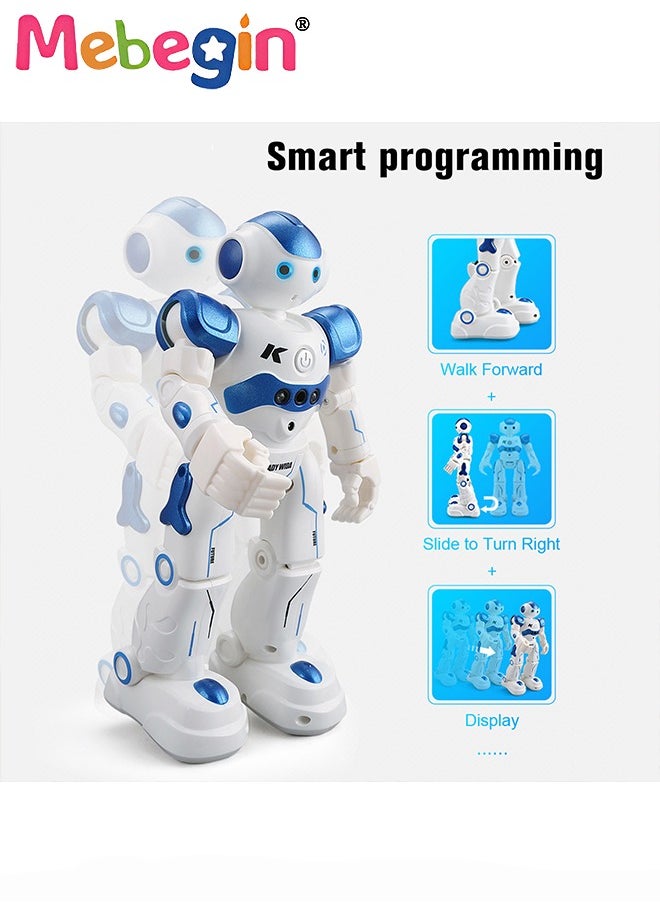 RC Robot Toys for Kids,Gesture-Sensing Smart Programmable Robot, USB Charging, Remote Control Robot Toys for Boys Girls Birthday Gift