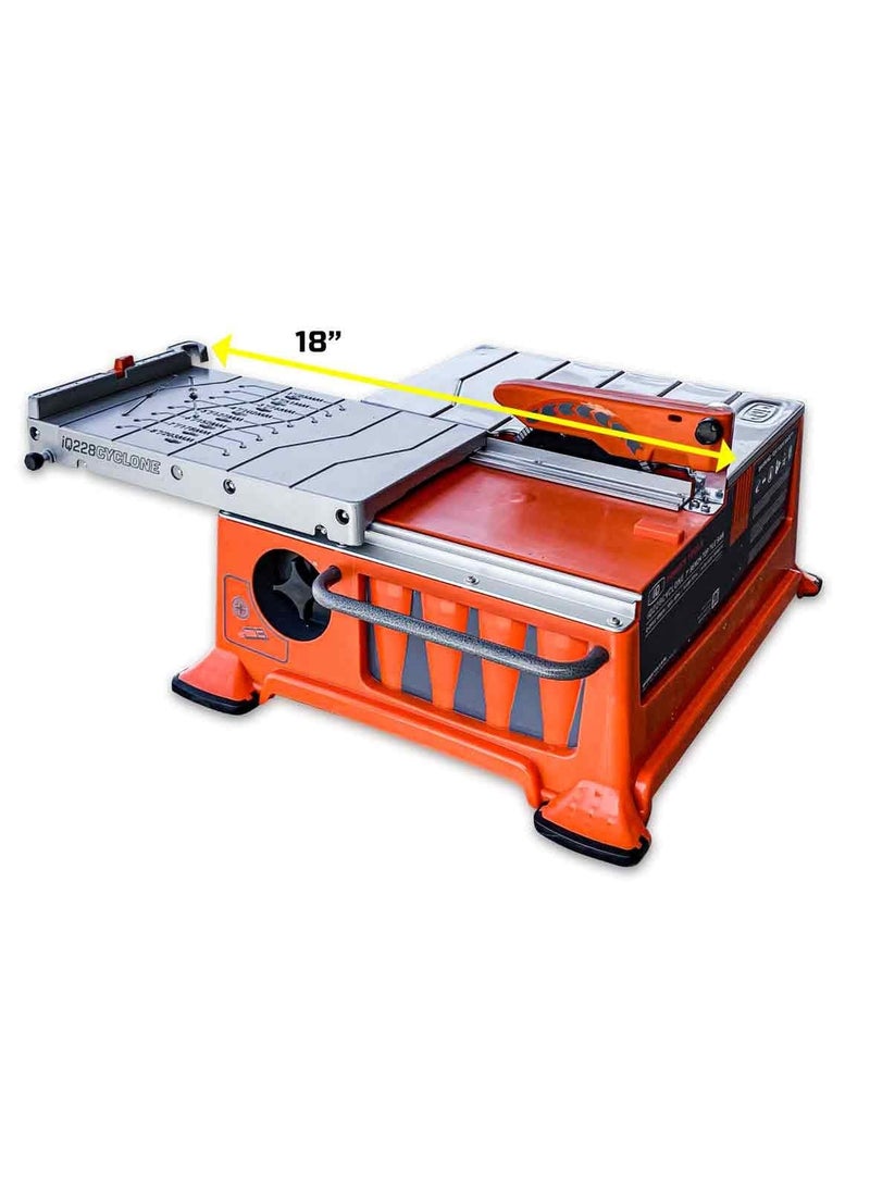iQ228CYCLONE CE - 180 mm Dry Cut Tabletop Tile Saw