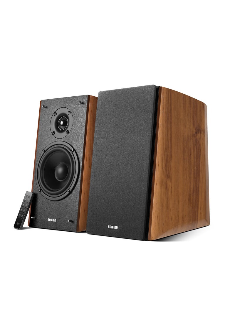 Edifier R2000DB  2.0 Bookshelf Speakers,Remote,BT,OPT,2XRCA,L Out,Warm Oak