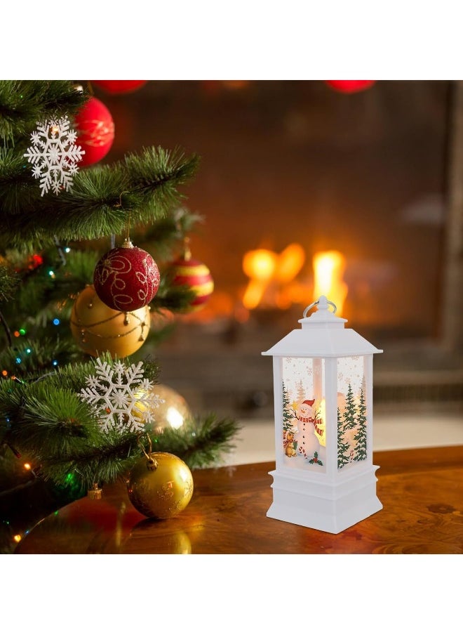 3pc Decorative Lamp Christmas Lantern Portable Christmas Lights Lantern Decoration Xmas Lantern