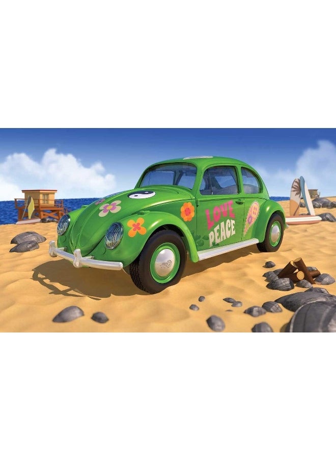 Airfix Quick Build VW Beetle Flower-Power