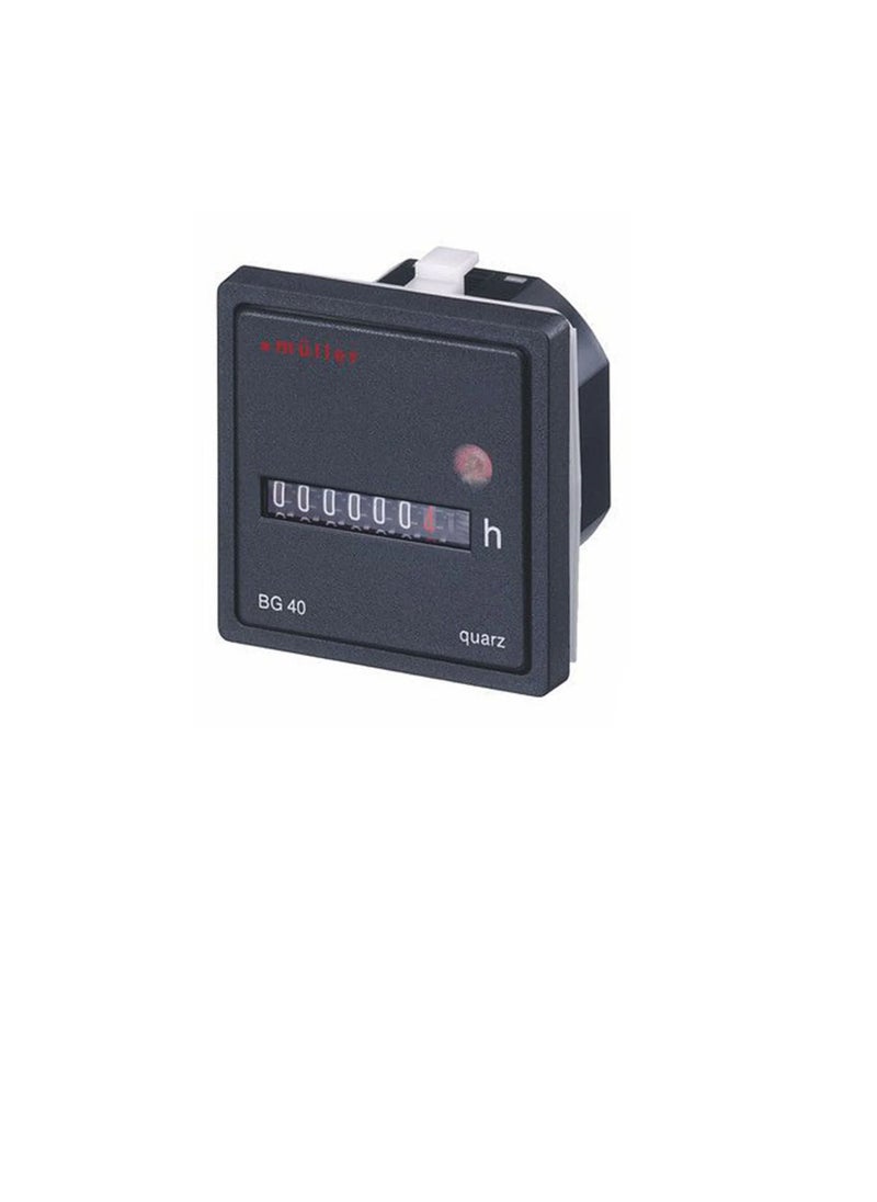 Time Counter Analog Panel Mounted 12V-48VDC BG40.17 Hugo Muller