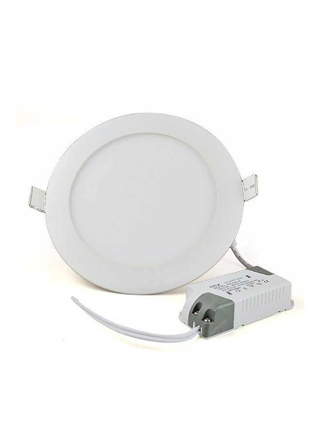 12W Round LED Recessed Ceiling Panel Light White 10x11cm