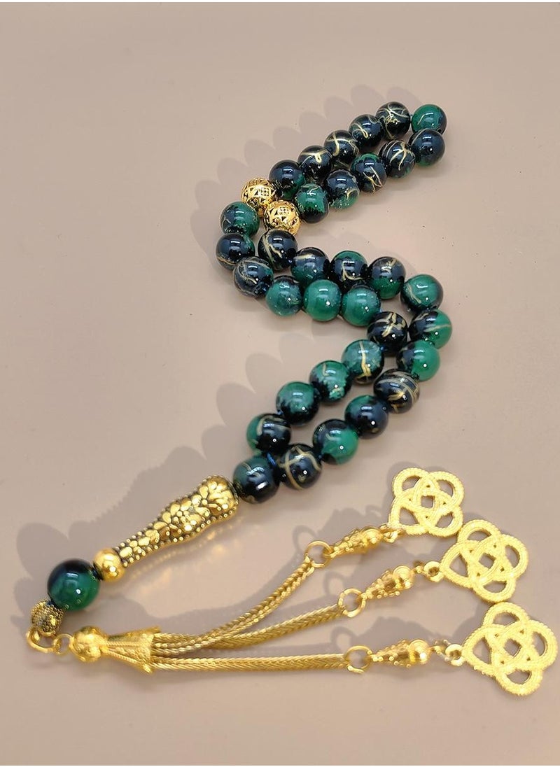 3pcs/33 Glass Prayer Beeds /Tasbih/10mm