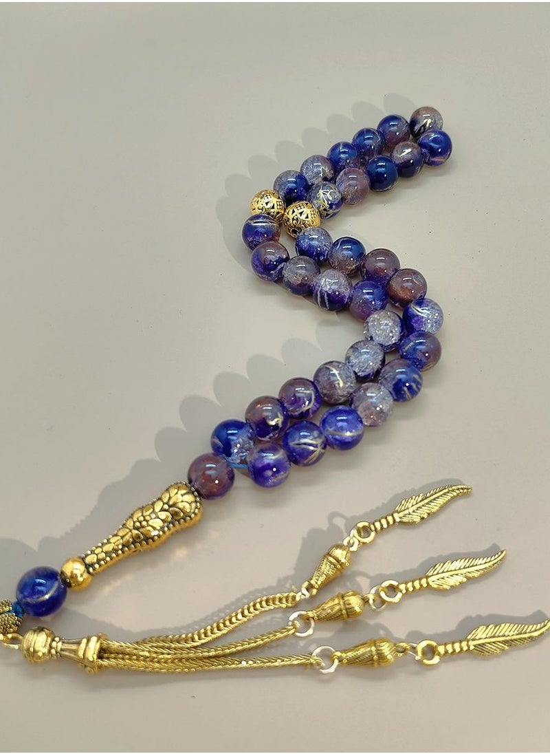 3pcs/33 Glass Prayer Beeds /Tasbih/10mm