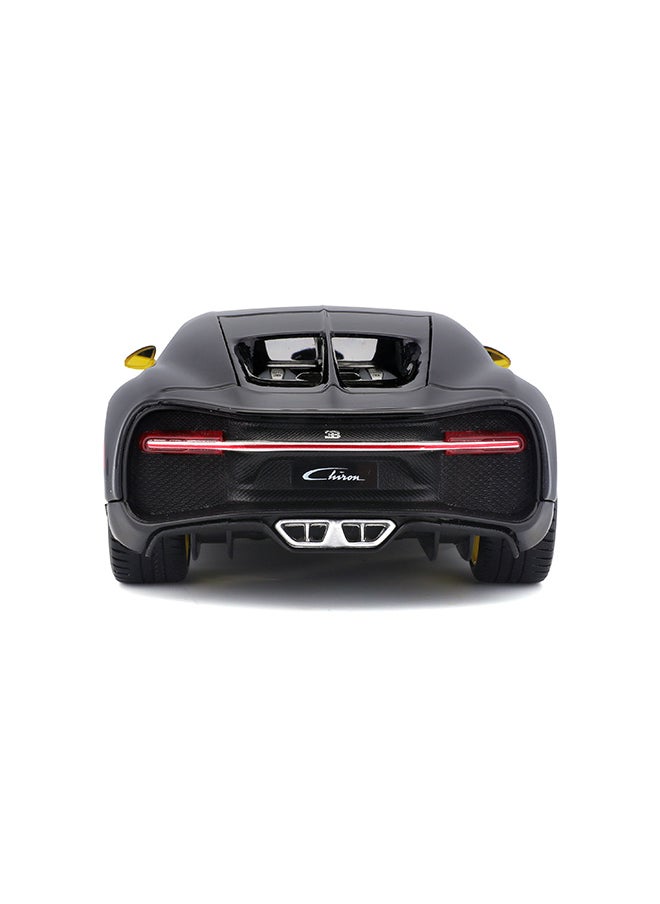 1:24 Sp. Ed. (B) - Bugatti Chiron - Yellow/Black Officially Licensed Scaled Replicas of Collectible Diecast Metal Models with Exquisite Interior & Exterior Detailing for All Ages