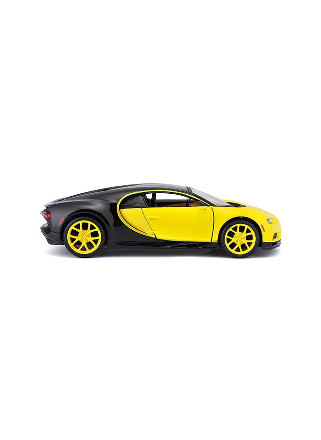 1:24 Sp. Ed. (B) - Bugatti Chiron - Yellow/Black Officially Licensed Scaled Replicas of Collectible Diecast Metal Models with Exquisite Interior & Exterior Detailing for All Ages