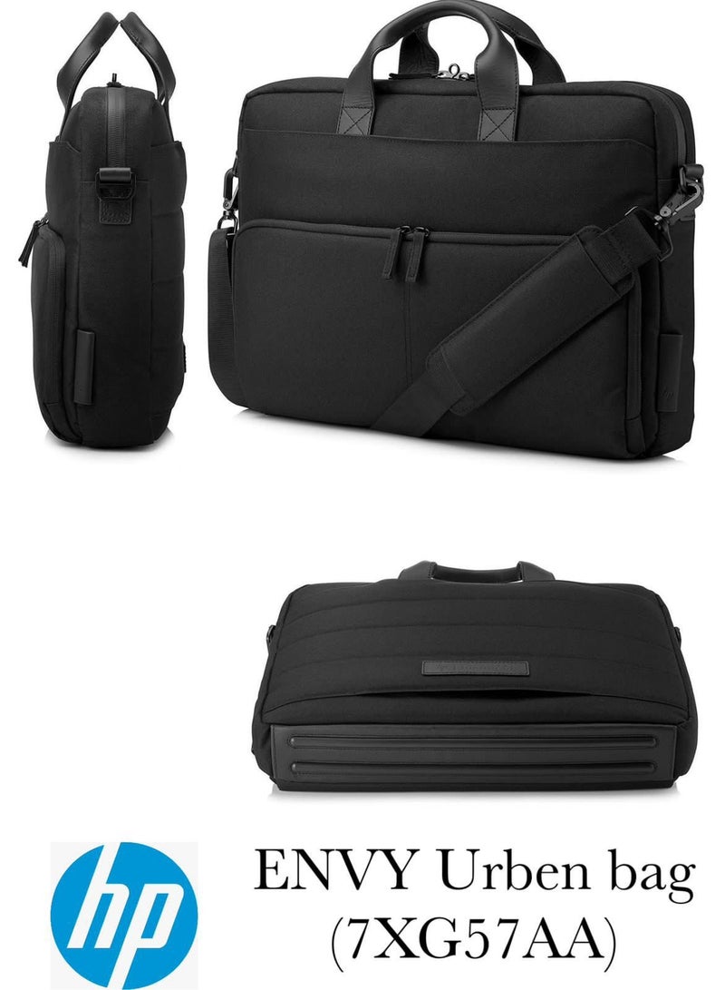 HP Envy Urban Topload Laptop Bag 15.6 Inch, Black - 7XG57AA BLACK