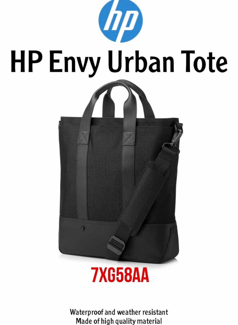 Envy Urban Laptop Shoulder Bag, 14 Inch, Black - 7XG58AA Black