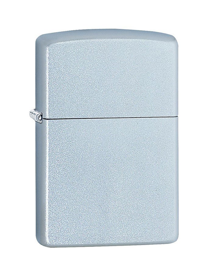 Windproof Gas Lighter Satin Chrome