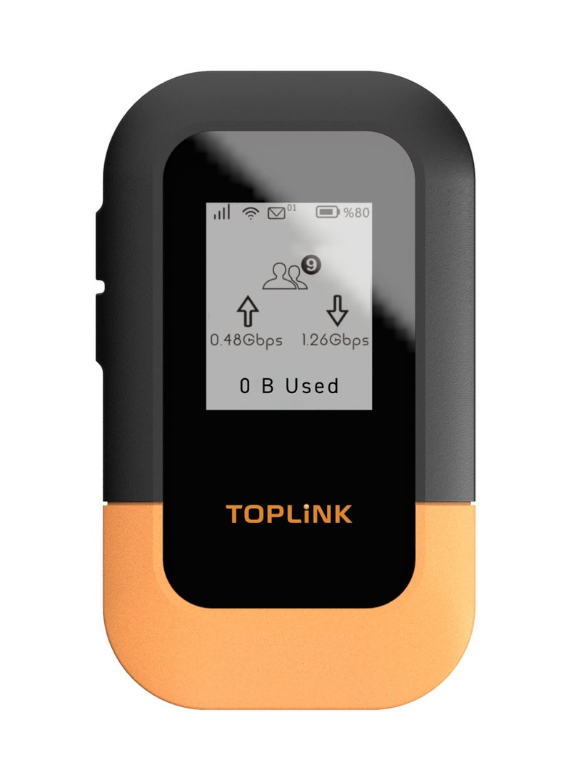 TOPLINK HW77C 4G Mobilie Wi-Fi Router With 3000mAh Battery ，LTE Cat4, Connects Up 32 Users,300Mbps Wireless