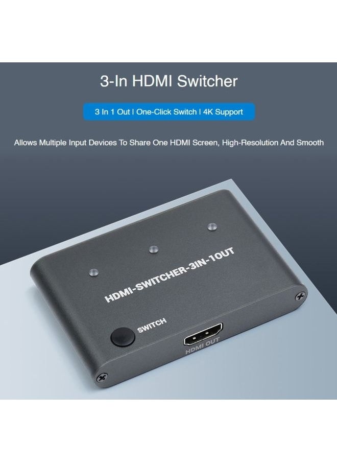 Waveshare 3 in 1 3 inch 4K HDMI Switcher