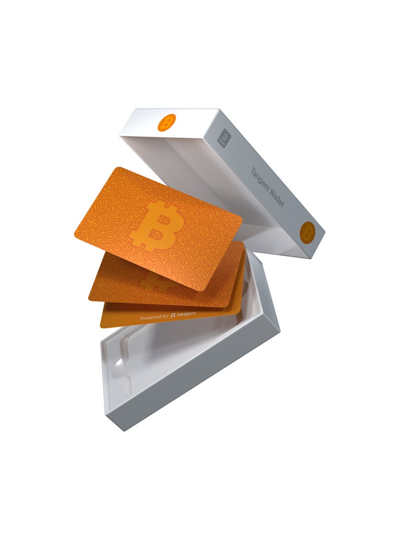 Tangem Crypto Hardware Wallet 2.0 - Bitcoin Edition (Pack of 3 Cards)