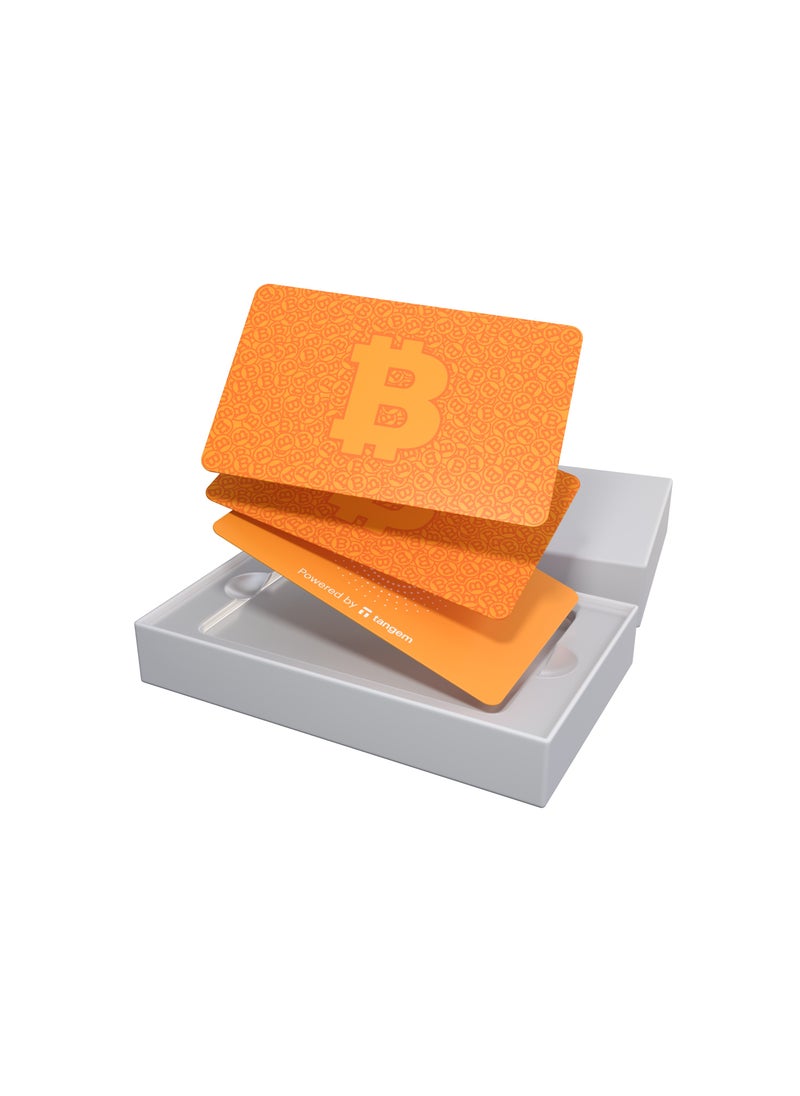 Tangem Crypto Hardware Wallet 2.0 - Bitcoin Edition (Pack of 3 Cards)