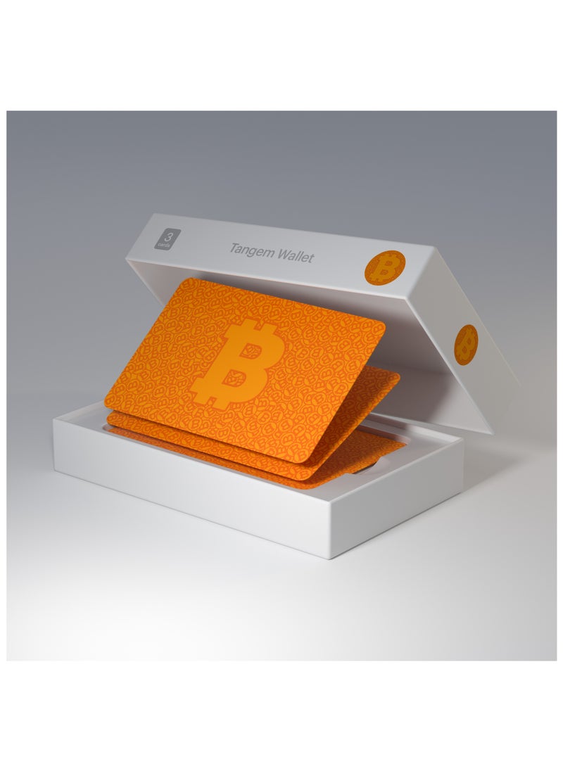 Tangem Crypto Hardware Wallet 2.0 - Bitcoin Edition (Pack of 3 Cards)