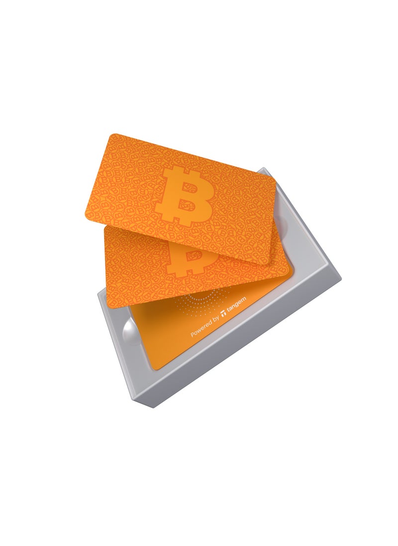 Tangem Crypto Hardware Wallet 2.0 - Bitcoin Edition (Pack of 3 Cards)