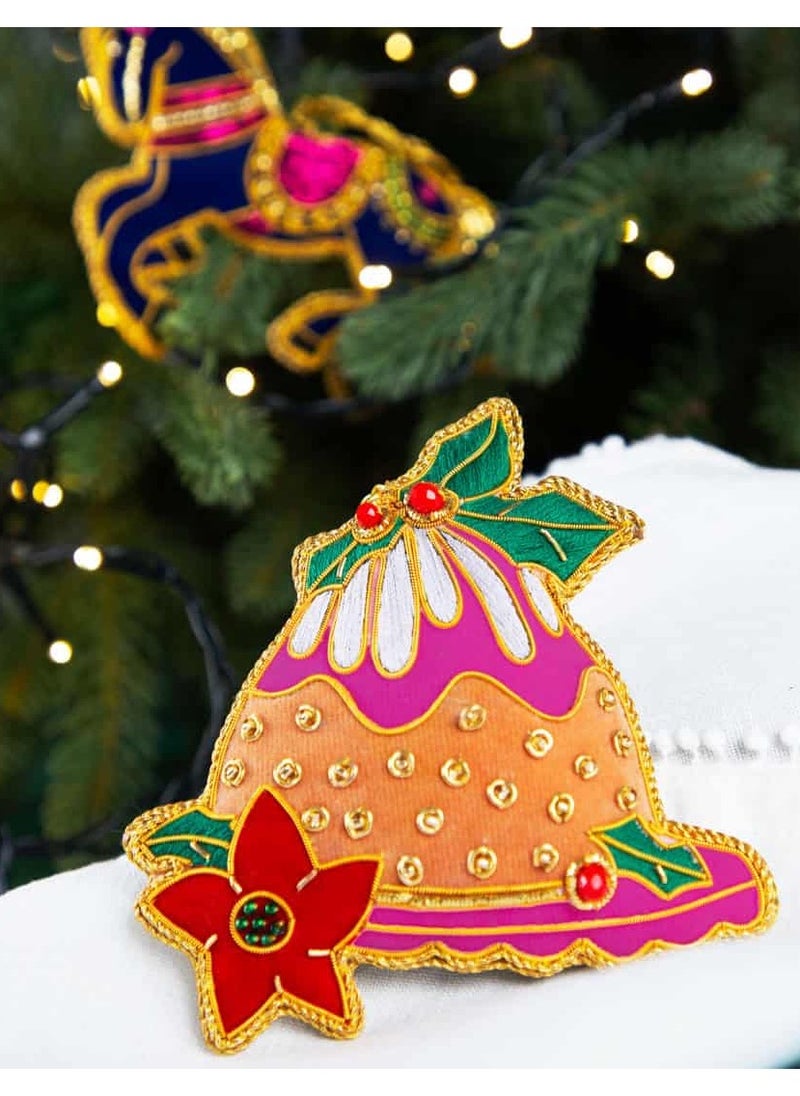 Christmas Decoration FABRIC HANDMADE ORNAMENTS PUDDING